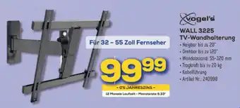 Euronics Berlet Vogel's Wall 3225 TV Wandhalterung Angebot