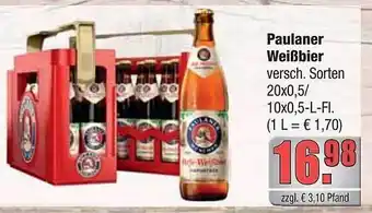 alldrink Paulaner weißbier Angebot