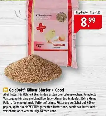 Raiffeisen Markt GoldDott Küken Starter + Cocci Angebot