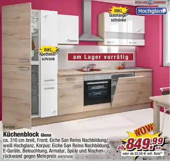 Poco Küchenblock Glenn Angebot