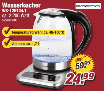 Poco Emerio Wasserkocher WK-126134.1 Angebot