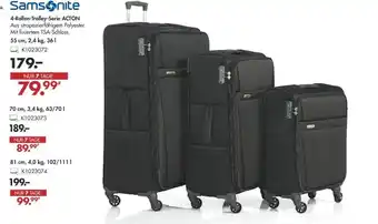 Galeria Samsonite 4 Rollen Trolley Serie Action Angebot