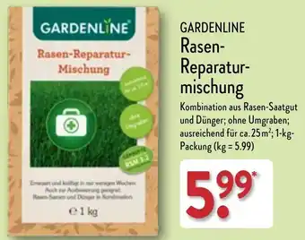 Aldi Nord Gardenline Rasen Reparatur Mischung 1 kg Packung Angebot