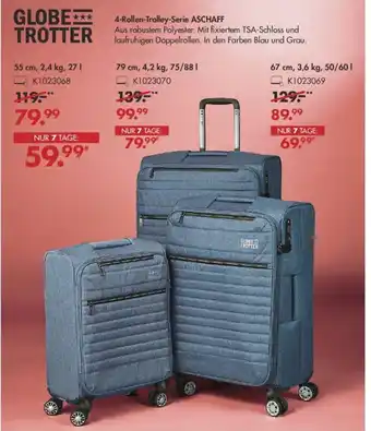 Galeria Globe Trotter 4 Rollen Trolley Serie Aschaff Angebot