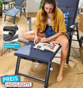 Aldi Nord Belavi Alu Sonnenliege Angebot
