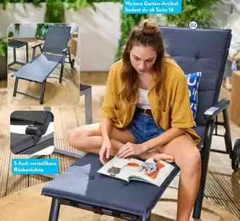 Aldi Nord Belavi Auflage für Alu Sonnenliege Angebot