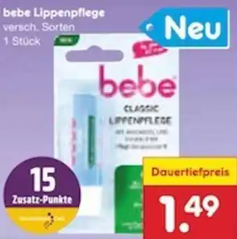 Netto Marken-Discount Bebe Lippenpflege 1 Stück Angebot