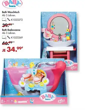 Galeria Baby Born Bath Waschtisch oder Bath Badewanne Angebot