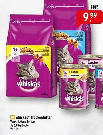 Raiffeisen Markt whiskas Trockenfutter Angebot