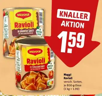 REWE Kaufpark Maggi Ravioli 800g Angebot