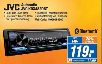 Expert Jvc autoradio kdx482dbt Angebot