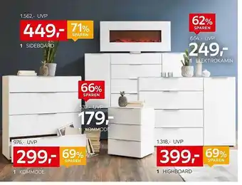 XXXLutz Kommode, sideboard, highboard oder elektrokamin Angebot
