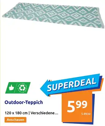 Outdoor Teppich 120 x 180 cm Angebot bei Action