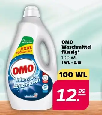 NETTO OMO Waschmittel flussig 100WL Angebot