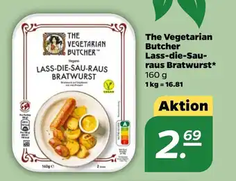 NETTO The Vegetarian Butcher Lass-die-Sauraus Bratwurst 160 g Angebot