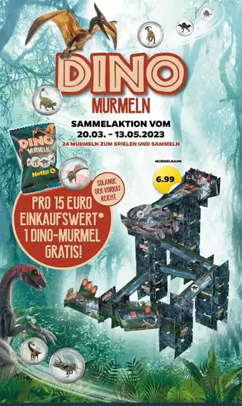 NETTO Dino Murmeln Angebot