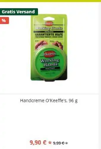 Pflanzen Kölle Handcreme O'Keeffe's Angebot