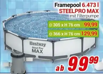 CENTERSHOP Framepool 6.473 L Steel Pro Max Angebot