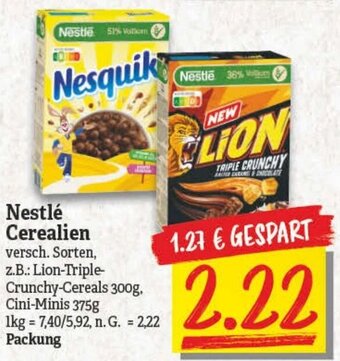 NP Discount Nestlé Cerealien Angebot