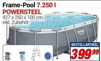 CENTERSHOP Bestway Frame Pool 7.250 L Powersteel Angebot