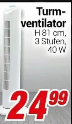 CENTERSHOP Turmventilator Angebot