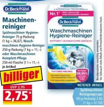 Norma Dr. Beckmann Maschinenreiniger Angebot