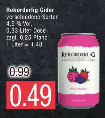 Marktkauf Rekorderlig Cider 330ml Angebot
