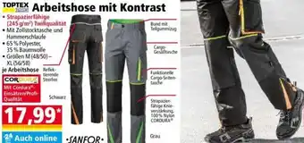 Norma Toptex Pro Arbeitshose mit Kontrast Angebot