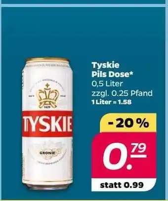 NETTO Tyskie pils dose Angebot