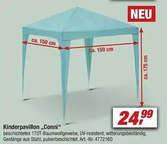 toom Baumarkt Kinderpavillon conni Angebot
