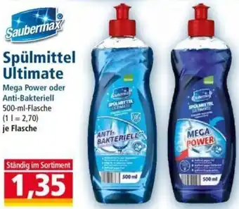 Norma Saubermax Spülmittel Ultimate 500 ml Flasche Angebot