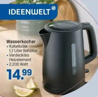Rossmann Wasserkocher 1,7 Liter Angebot