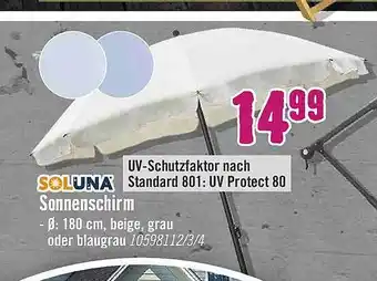 Hornbach Soluna sonnenschirm Angebot