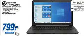 Expert hp Notebook 17-BY3681NG Angebot