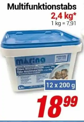 CENTERSHOP Multifunktionstabs 2,4kg Angebot