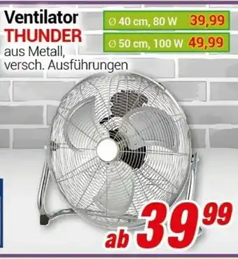 CENTERSHOP Ventilator Thunder Angebot