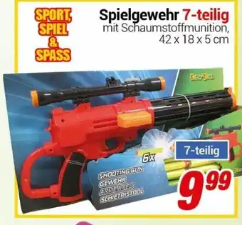 CENTERSHOP Spielgewehr 7 teilig Angebot