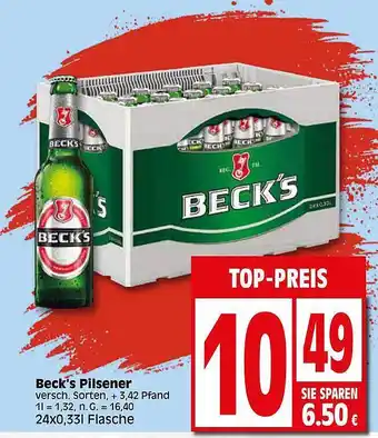 Elli Markt Beck's pilsener Angebot