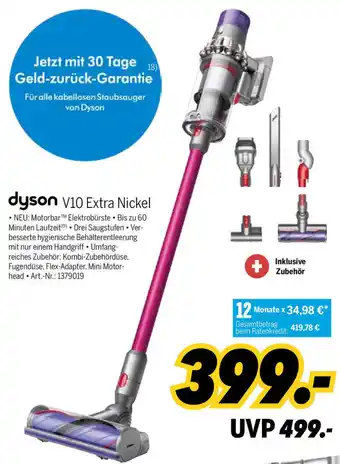 MEDIMAX dyson V10 Extra Nickel Angebot