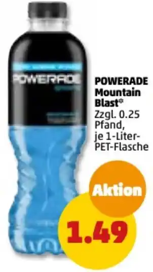 PENNY Powerade Mountain Blast 1 Liter PET Flasche Angebot