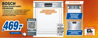 Expert Bosch Einbau Geschirrspüler SMI46HS00D Angebot