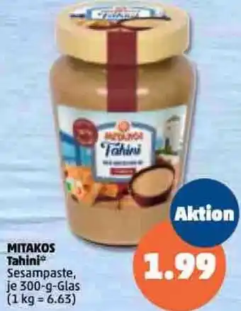 PENNY Mitakos Tahini 300 g Glas Angebot