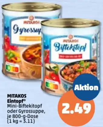 PENNY Mitakos Eintopf 800 g Dose Angebot