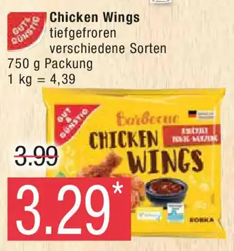 Marktkauf Gut & Gunstig Chicken Wings 750 g Angebot