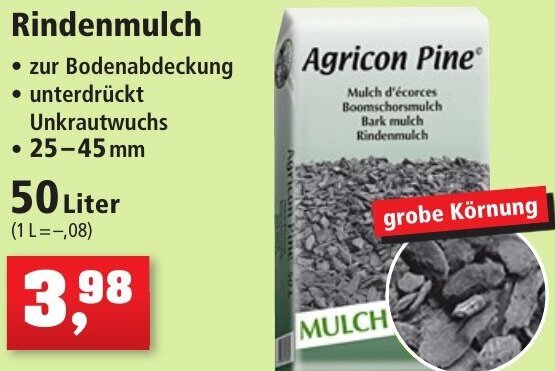 Pinien Rindenmulch Thomas Philipps