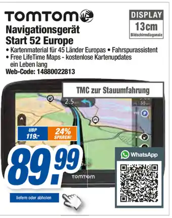 Expert Tomtom Navigationsgerät Start 52 Europe Angebot