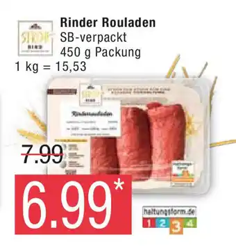 Marktkauf Rinder Rouladen 450 g Angebot