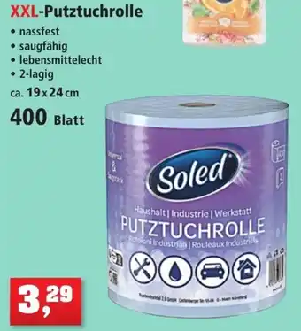 Thomas Philipps XXL Putztuchrolle 400 Blatt Angebot