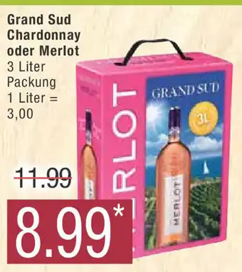 Marktkauf Grand Sud Chardonnay o. Merlot 3 L Angebot