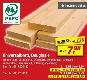 toom Baumarkt Universalbrett, Douglasie Angebot